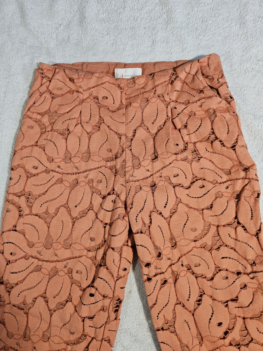 Anthropologie Dolly Lace Trousers Size 10 - Picture 6 of 16